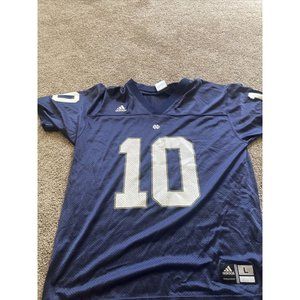 Adidas Notre Dame Youth Boys Size Large Football Jersey #10 Brady Quinn